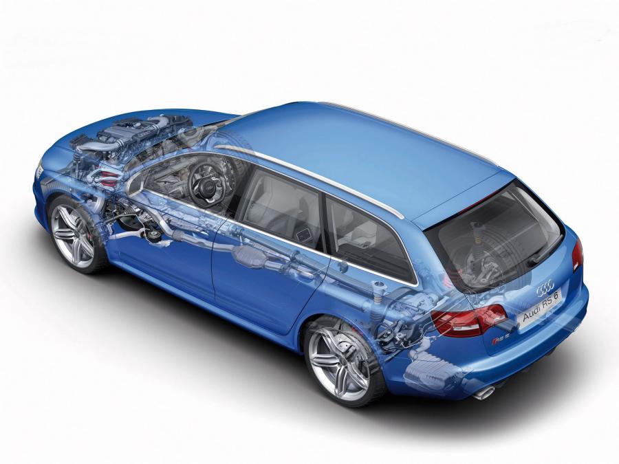 Схема Audi RS6 Avant (4F, C6) 2008 года  (WW) (фото 22 из 33)